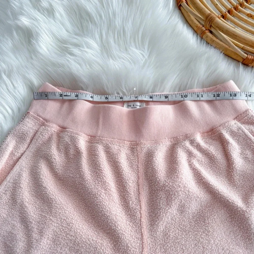 Rag & Bone Brushed Inside Out Terry Sweatpants Joggers Dusky Pink Pockets S
